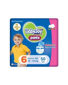 Compressed Culotte Pants Diaper, Size 6, Junior XXL, 16-23 Kg, Giant Pack, 50 Diapers