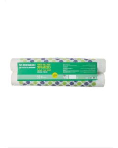 Pack Of 2, Printed Sufra Rolls, 50 Sheets Per Pack, White