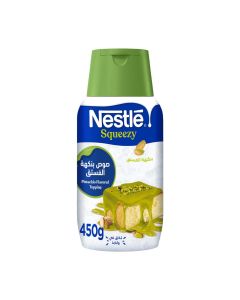Squeezy Pistachio Flavored Sweetened Condensed Milk Topping 450grams