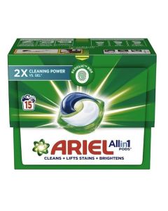 Original All-In-1 Pods, 15 Count Laundry Detergent Pods. Cleans Multicolour 286.5grams