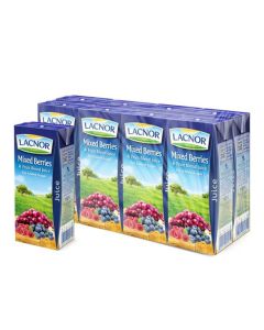 Essentials Mix Berries 100 Percent Juice, No Added Sugar 180ml Pack of 8