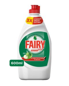 Plus Original Dishwashing Liquid Soap With Alternative Power To Bleach Green 600ml