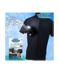 2-In-1 Colour And Fibre Refresh Black 10 Sheets Black