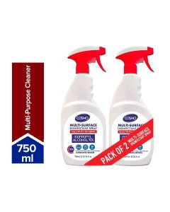 Pack Of 2 Multi Surface Disinfectant Spray 750ml
