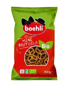 Organic Mini Bretzels Bag 150grams