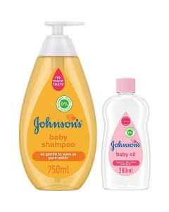 Baby Shampoo 750ml Plus Baby Oil 200ml