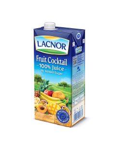 Essentials Fruit Cocktail 100 Percent Juice, No Added Sugar Mixed Fruits 1Liters