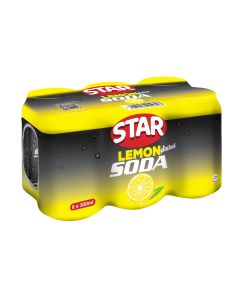 Soda Salted Can Lemon Can Lemon 300ml Pack of 6
