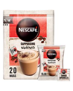 Cappuccino Foamy Coffee Mix With Chocolate Sprinkle 20 Sachets 19.3grams