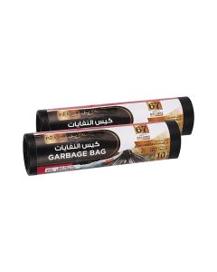 Pack of 2 Garbage Bag Strong & Bio-Degradable Heavy Duty Disposable Garbage 10 Pcs 105x125 cm Black