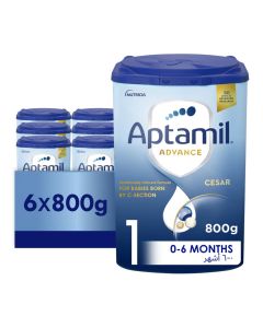 Advance Cesar 1 Infant Milk Formula 0-6 months Plain Pack of 6
