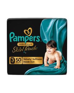 Luxurious Skin Touch with Luxurious Velvety Softness Inside Out Size 3 6-10kg Premium Diapers For Toddlers