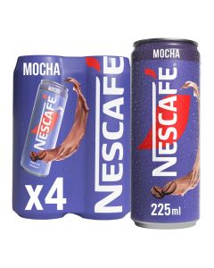 Mocha Iced Coffee On The Go Pack Mocha 225ml Pack of 4