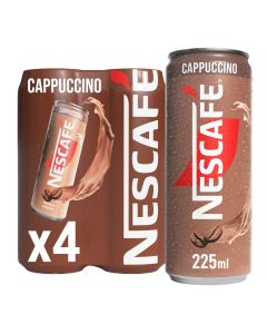 Cappuccino Iced Coffee On The Go Pack Cappuccino 225ml Pack of 4