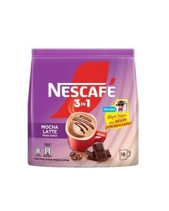 3 in 1 Mocha Latte Coffee Pouch 25ggrams Pack of 15