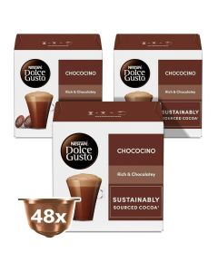 Dolce Gusto Chococino 16 Coffee Capsules Unflavoured 256 ggrams Pack of 10