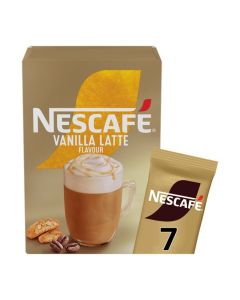 Vanilla Latte Flavour Instant Coffee Sachet 129.5grams Pack of 7