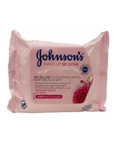 Make Up Be Gone Micellar Cleansing Wipes With Rose Water 25Pcs White NoneNone