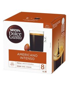 Dolce Gusto Americano Intenso 16 Coffee Capsules 132.8grams Single