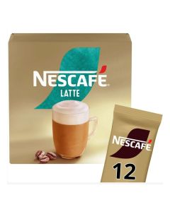 Nescafe Latte Instant Sachets 12Count Pack of 12