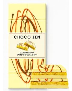 Choco Zen Mango Kunafa White Chocolate Bar 190g