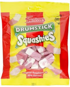 Swizzels Squashies Drumstick - Raspberry & Milk Flavour