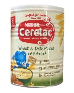 Nestle Cerelac Infant Cereals With Milk, Wheat And Date Pieces For 8months Babies- 400gms