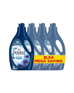 Downy All-in-One Concentrate Fabric Conditioner, Valley Dew Scent, 4 x 3L Pack