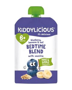 Blueberry Banana And Oat Bedtime Blend Baby Food Puree