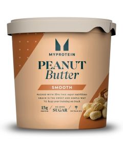 Myprotein Coconut Peanut Butter Smooth HighProtein Nut Spread with Roasted Peanuts Coconut Honey No Added Salt Sugar or Palm Oil Source of Vitamin E Fibre Magnesium 1kg Tub