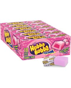 Hubba Bubba Max Bubble Gum, Original Flavor, 5-Piece Packs (Pack of 36)