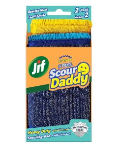 Scrub Daddy Scour Daddy, Heavy Duty Mesh Scouring Pad, 2 Pieces