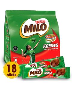 NESTLÉ MILO Chocolate Powder - Instant Malt Chocolate Milk Powdered Drink, 18 Sticks