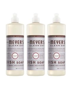 MRS MEYERS CLEAN DAY Liquid Dish Soap Lavender 16 fl oz Pack of 3