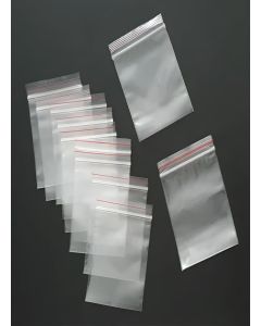 VENDLY Reusable Ziplock Bags -100-Pack / Multi-Size Food Grade Plastic / Leak-Proof, Microwave & Freezer Safe / Perfect for Kitchen, Office, Industrial & Fridge Storage (2.5" x 3")