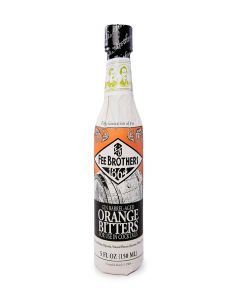 Fee Brothers Gin Barrel-Aged Orange Cocktail Bitters - Aromatic Cocktail Mixer & Concentrated Flavoring, Gluten Free, Vegan-Friendly, 5 fl oz