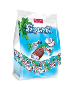 Shirin Asal Spark Compound Chocolate Coated Coconut Bar- 500gms