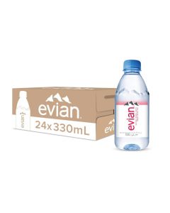 evian mineral 24 x 330 ml