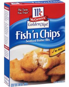 McCormick Golden Dipt Fish 'n Chips Seafood Batter Mix - 10 oz