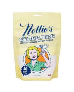Nellies Dishwasher Powder 50 Load PlantBased Dishwasher Detergent Septic Safe FragranceFree Easily Penetrates Grease Food Particles PhosphateFree Made in Canada