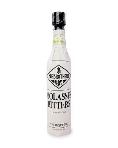 Fee Brothers Molasses Cocktail Bitters - Aromatic Cocktail Mixer & Concentrated Flavoring, Gluten Free, Vegan-Friendly, 5 fl oz