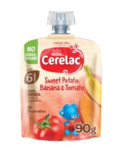 Nestle Sweet Potato Banana And Tomato Puree Pouch Baby Food
