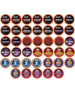 Two Rivers Coffee Bold Dark Roast Coffee Pods Compatible with 20 Keurig KCup Brewers Assorted Bold Variety Pack 40 Count