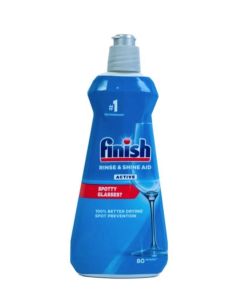 Finish Dishwasher Detergent Rinse Aid Liquid Active 400ml