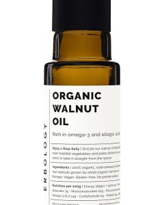 Erbology Organic Walnut Oil - Cold-Pressed, Non-GMO, 100ml