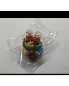 BDS Creations Roli Chawal in Mini Glass Bottles Kumkum for Puja Gift Rakhi Festival Raksha bandhan and Bhai Dooj pack of 2