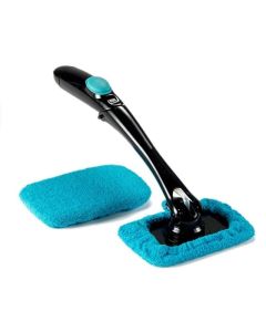 RIGJAK Window Glass Cleaners Cleaning Wiper Washing Brush with Water Spray Household Windshield Wizard Cleaning Wipe Tools Kit