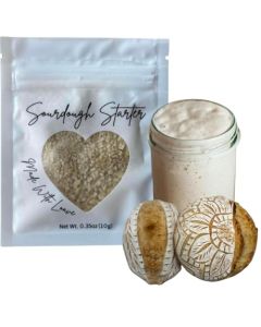 Dehydrated Sourdough Starter by Made With Loave INCLUDES Recipe Beginner Friendly As Seen On TikTok 10g