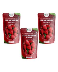 600gm Strawberry Powder For Milk, Milkshake, Cake, Kids Loving Natural Spray Dried, 3X200gm