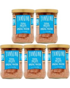 Tonnino Tuna Fillets in Spring Water (Pack of 5)